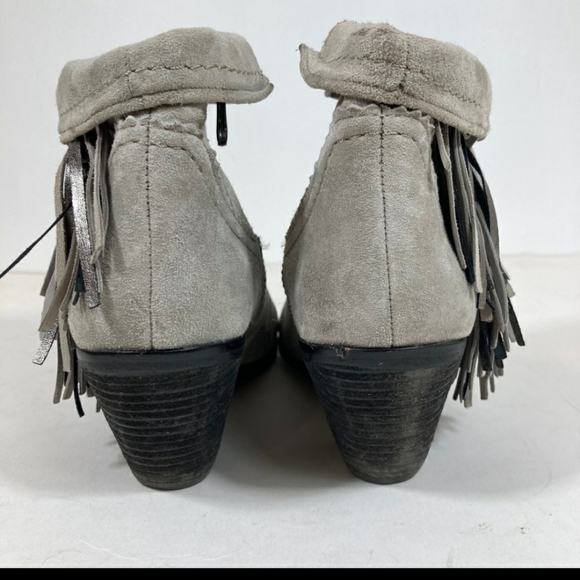 RARE FOLDABLE New Sam Edelman "Louie" Distressed Suede Booties - Picture 6 of 11
